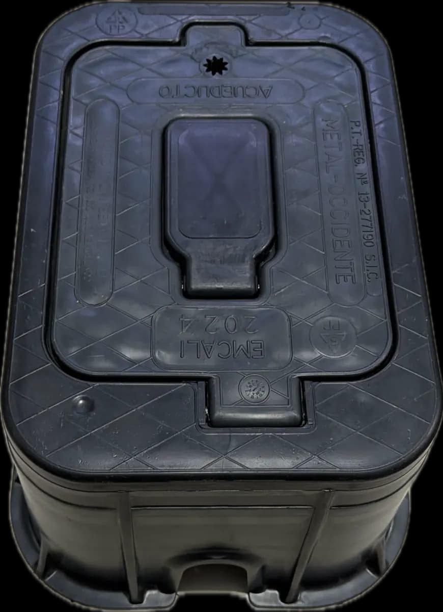 Caja piso medidor de agua